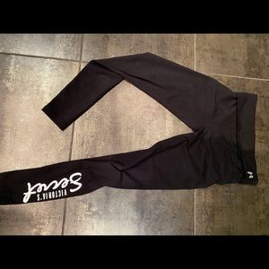 Black Victoria’s Secret angel yoga leggings size s